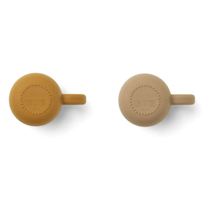 Liewood - Merce Silikonbecher - 2er-Set | Karamell