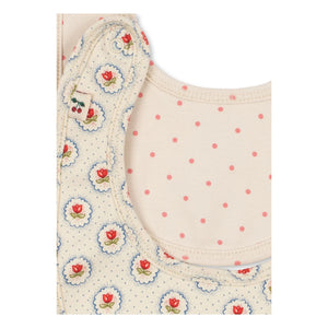Konges Sløjd - Lätzchen mit Pirouetten-Motiv – 2er-Set | Ecru