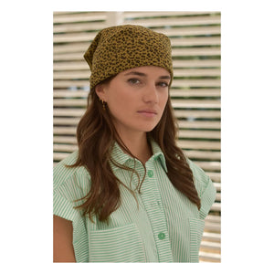 Marlot Paris – Kate Mini Leo Schal aus Baumwollgaze – Damenkollektion | Braun