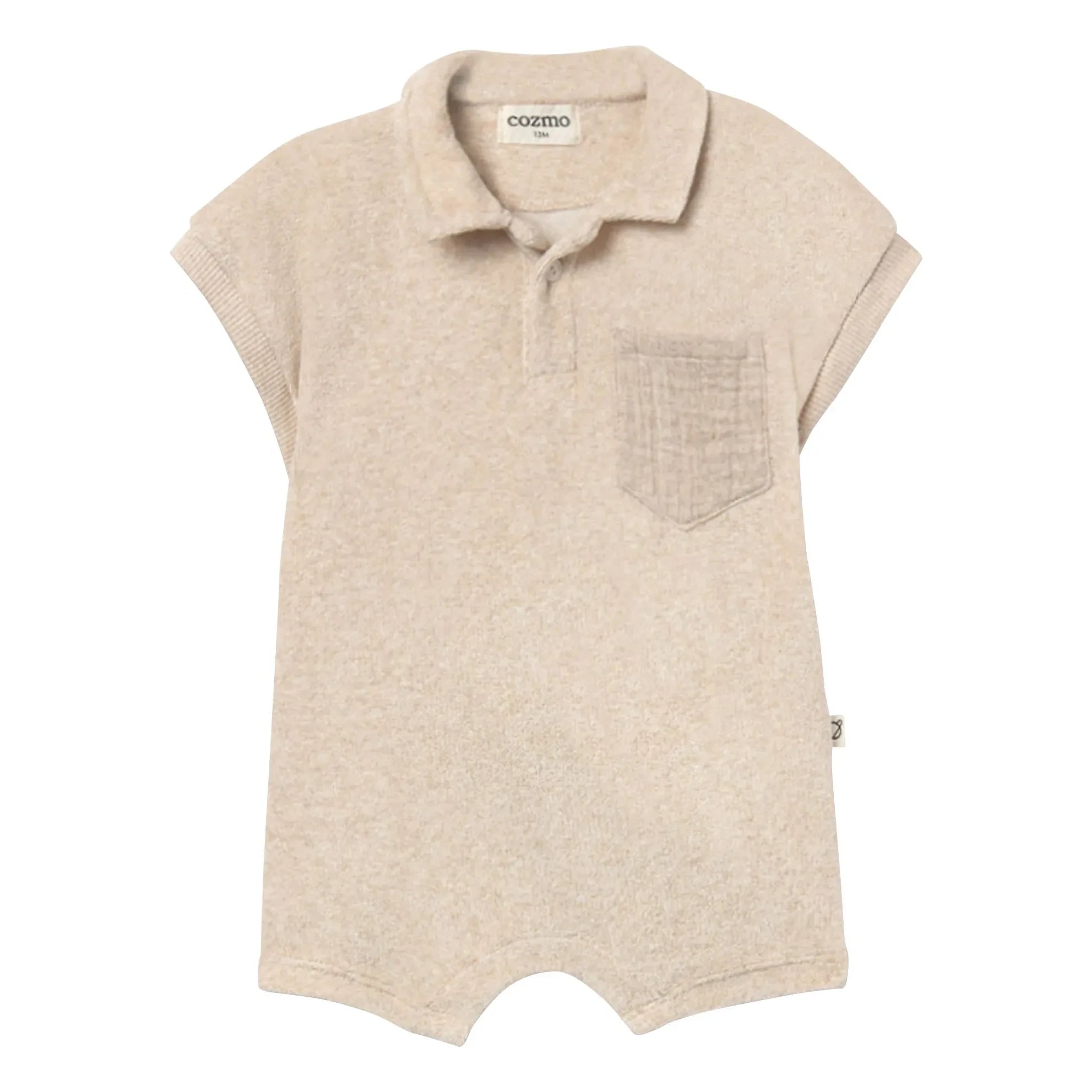 Cozmo - Playsuit Jake Frottee | Beige