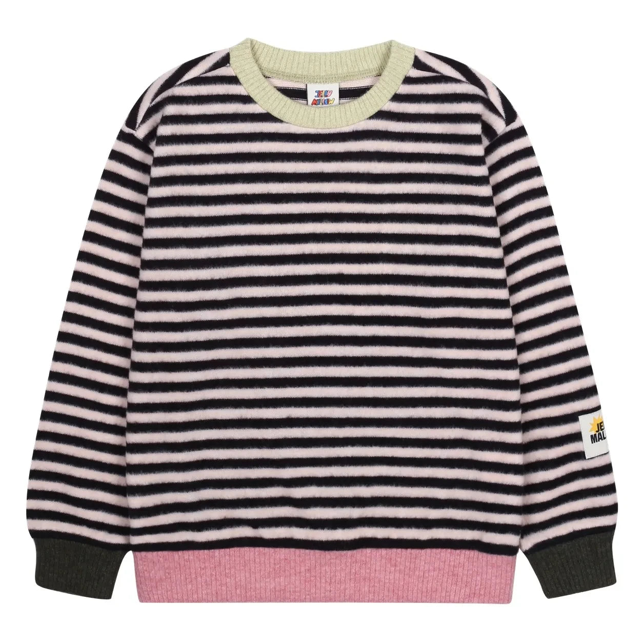 Jelly Mallow - Gestreifter Pullover | Creme