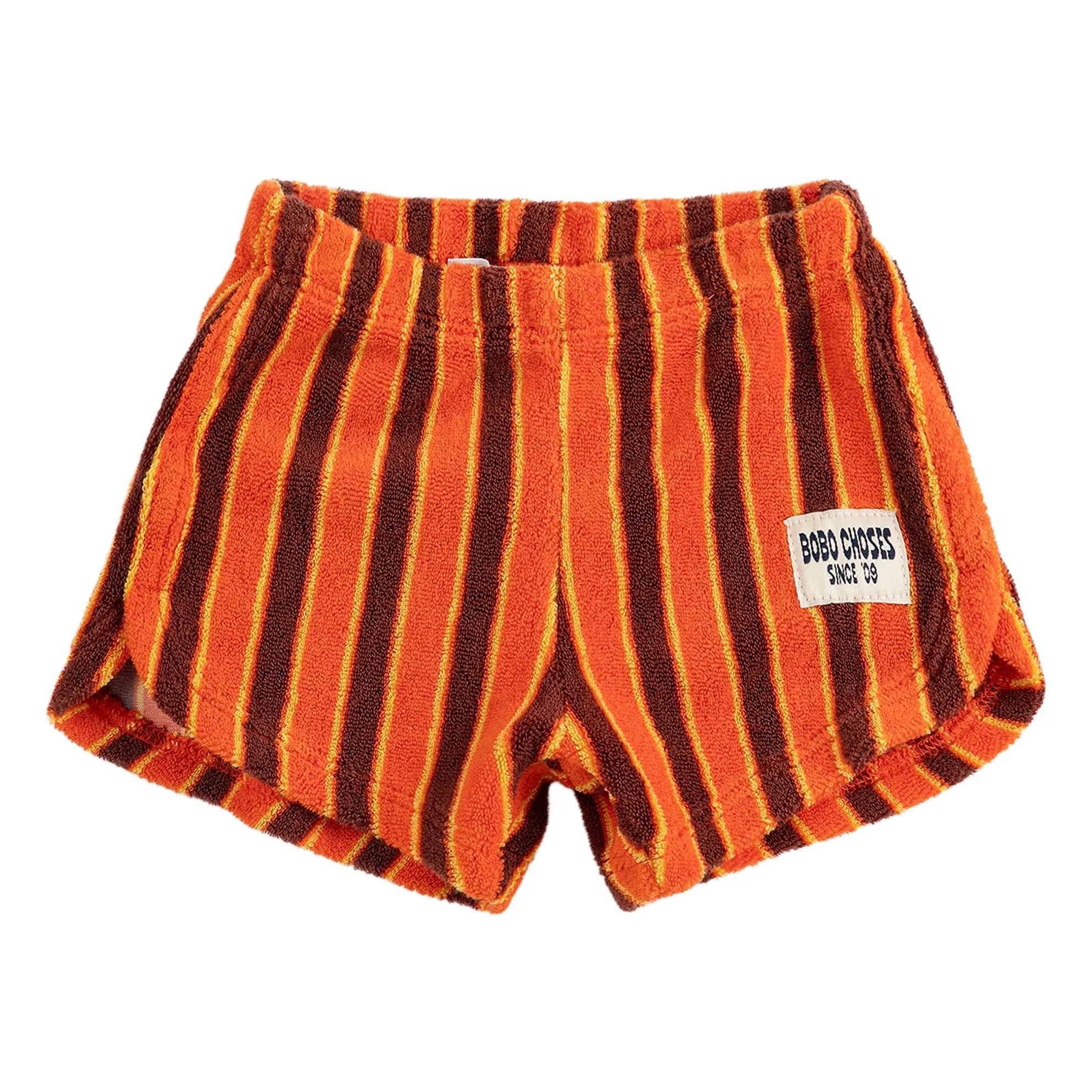 Bobo Choses - Gestreifte Baby-Shorts | Orange