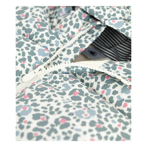 Petit Bateau - Steppjacke mit Blumenmuster | Ecru