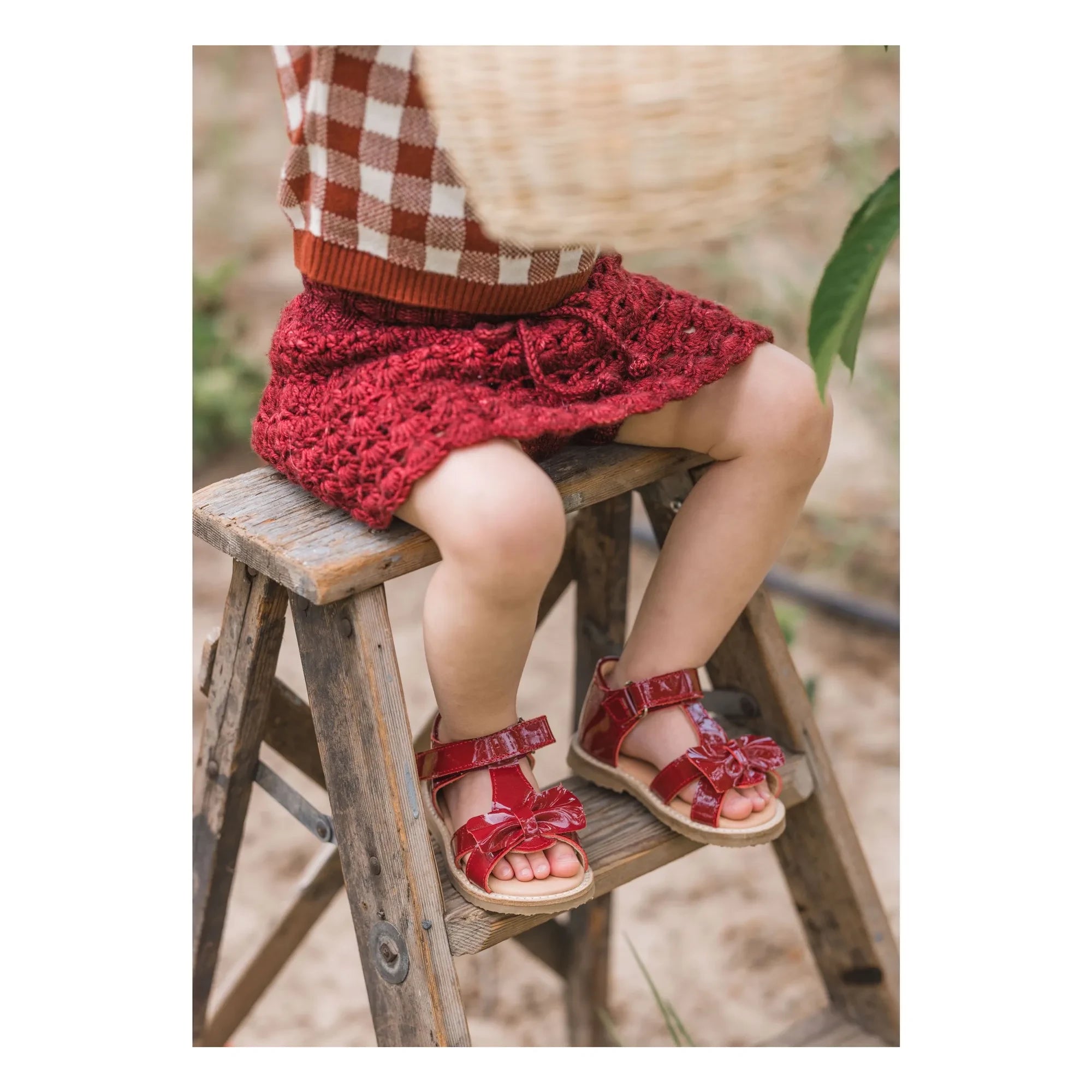 Petit Nord - Sandalen Gry | Kirschrot