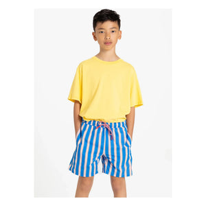 Smallable Kid - Archie Gestreifte Badehose | Elektroblau