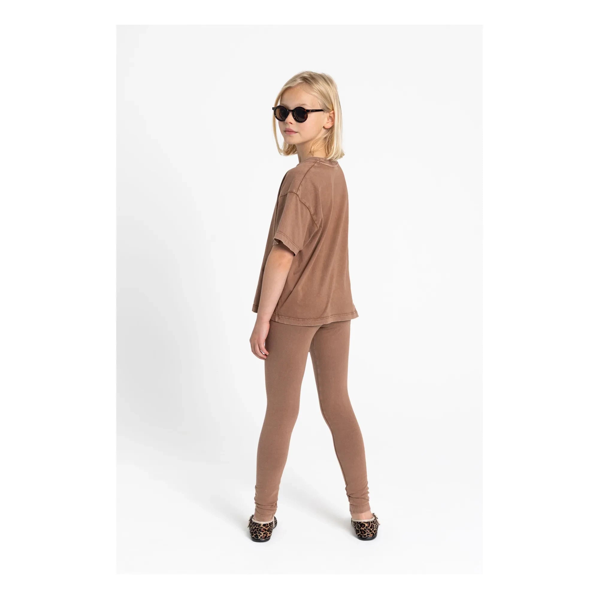 Smallable Kid - Lou Leggings aus Bio-Baumwolle | Braun