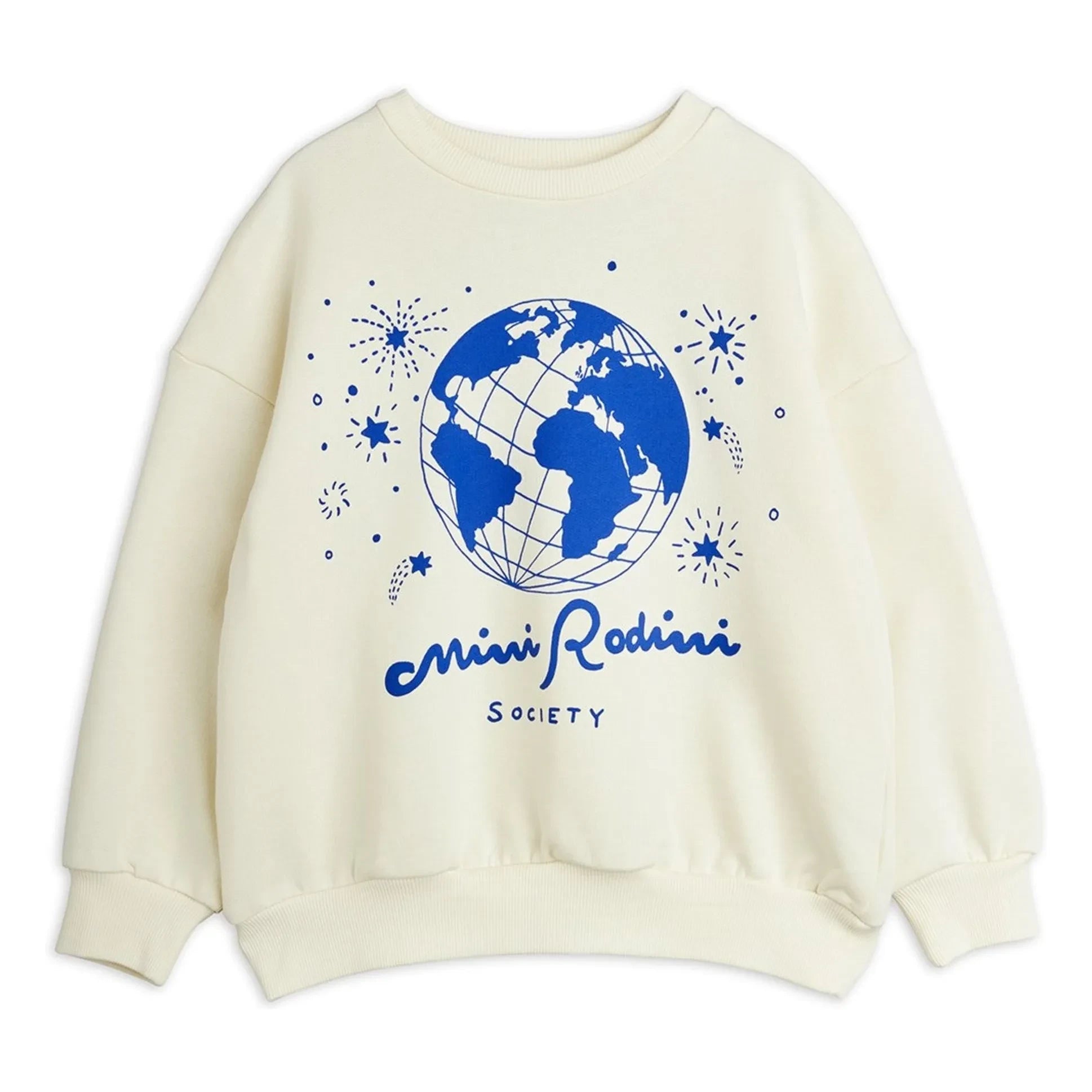 Mini Rodini - Sweat Society Bio-Baumwolle | Ecru