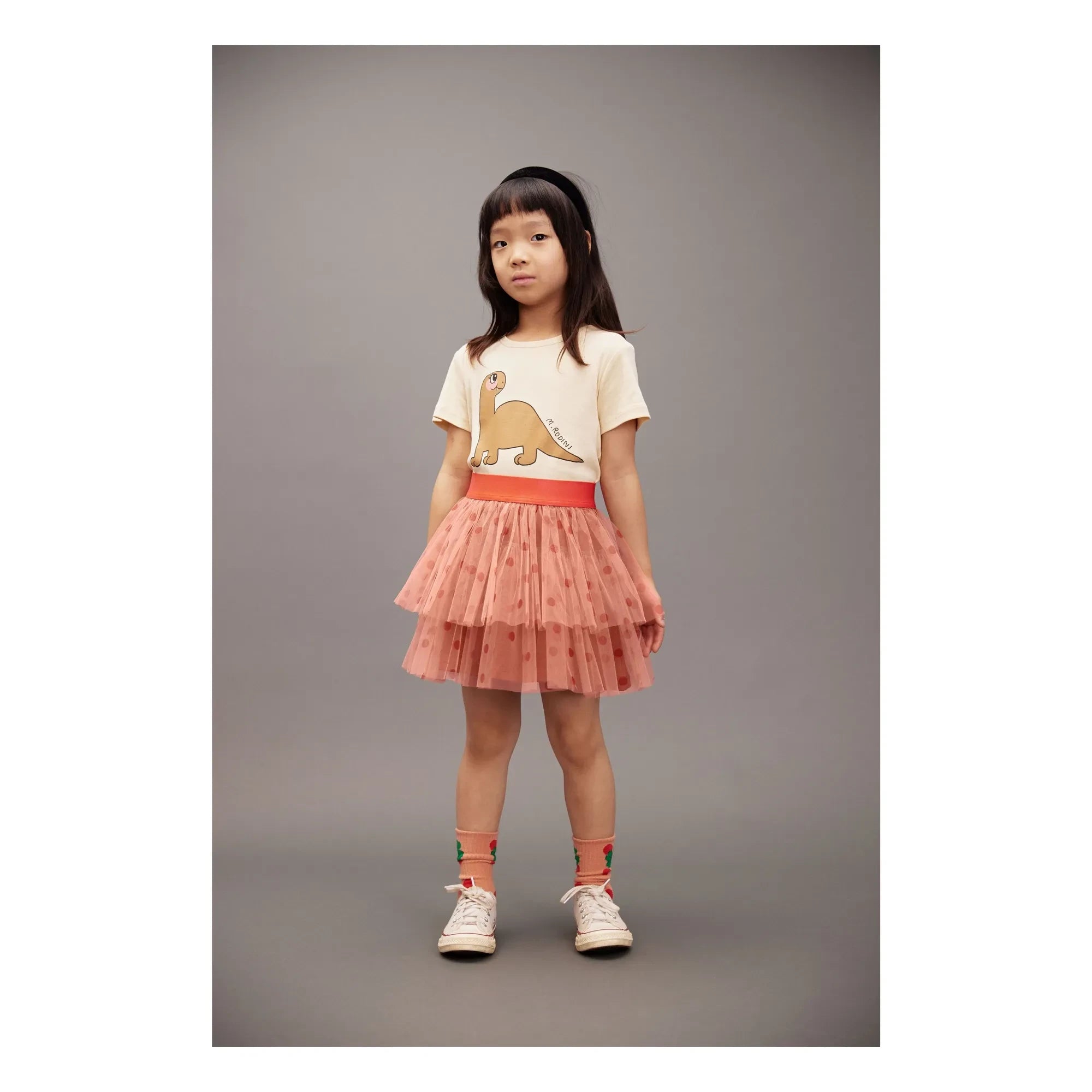 Mini Rodini - Gepunkteter Tüllrock | Rosa