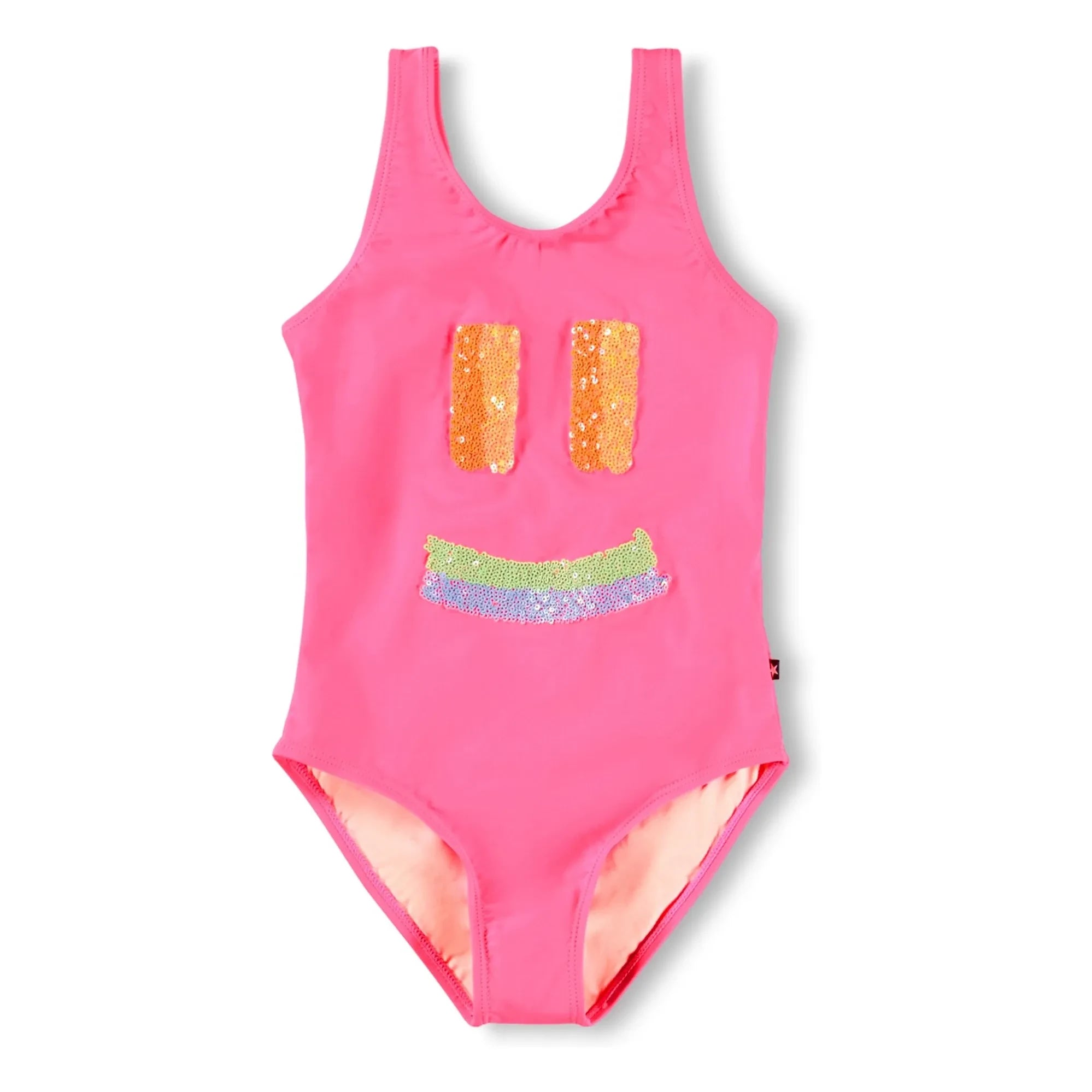 Molo - Nika Smile Badeanzug aus recycelten Fasern | Fuchsia
