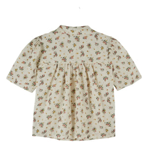 Emile et Ida - Bedrucktes Baumwollhemd | Creme