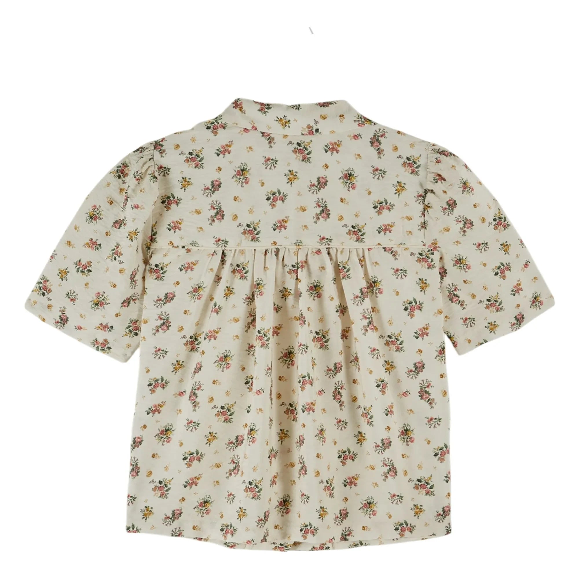 Emile et Ida - Bedrucktes Baumwollhemd | Creme