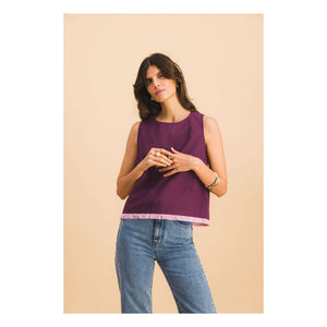 Elise Chalmin - Top Jacques Baumwolle | Magenta