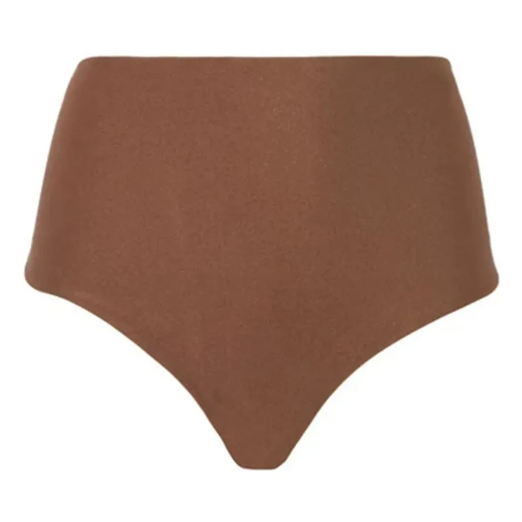Vanessa Sposi - Le Maillot Hohe Taille Strümpfe | Schokolade