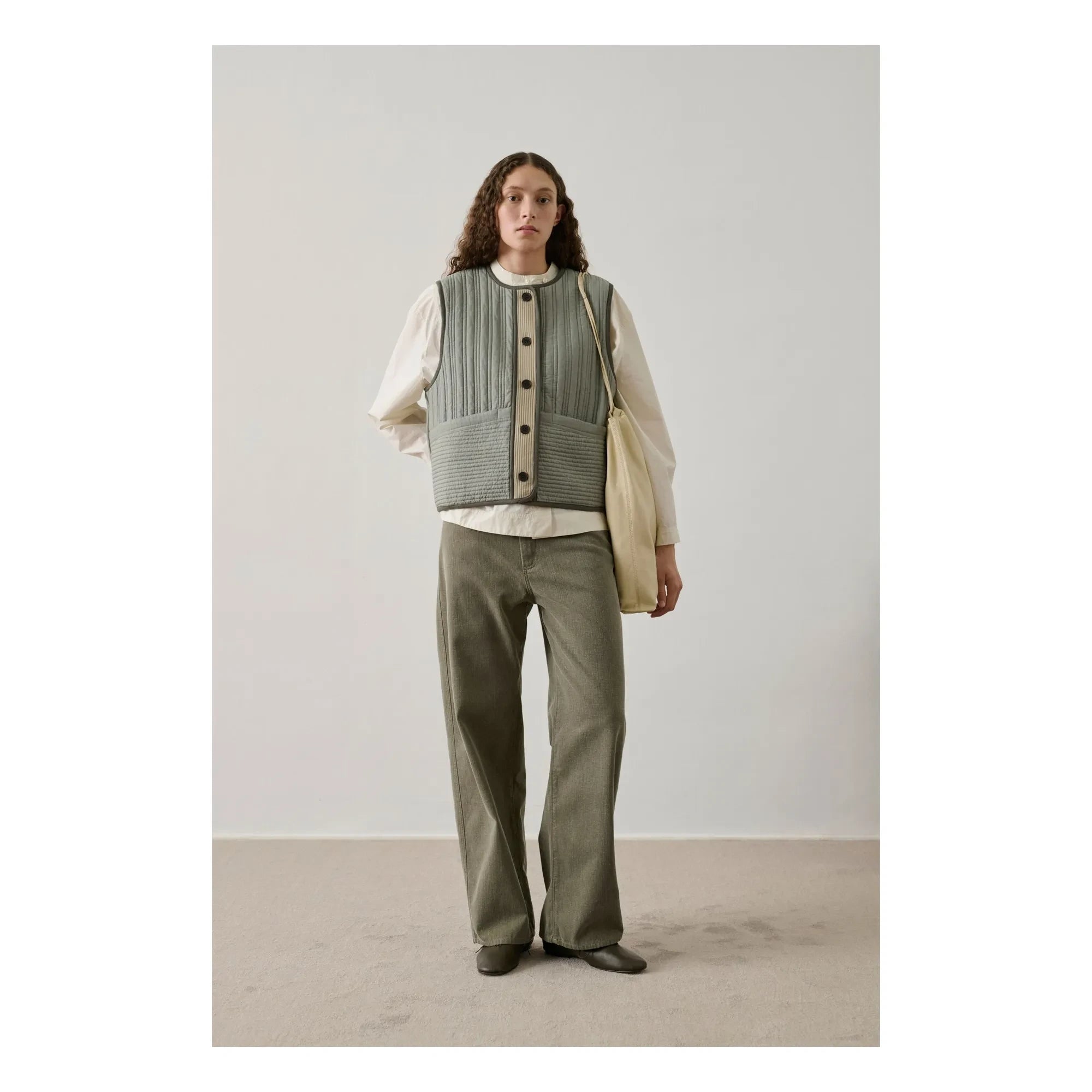 Soeur - Hima Ärmellose Jacke | Grünes Wasser