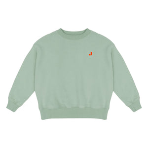 Jenest - Happy Bird Bio-Baumwoll-Sweatshirt | Mandelgrün