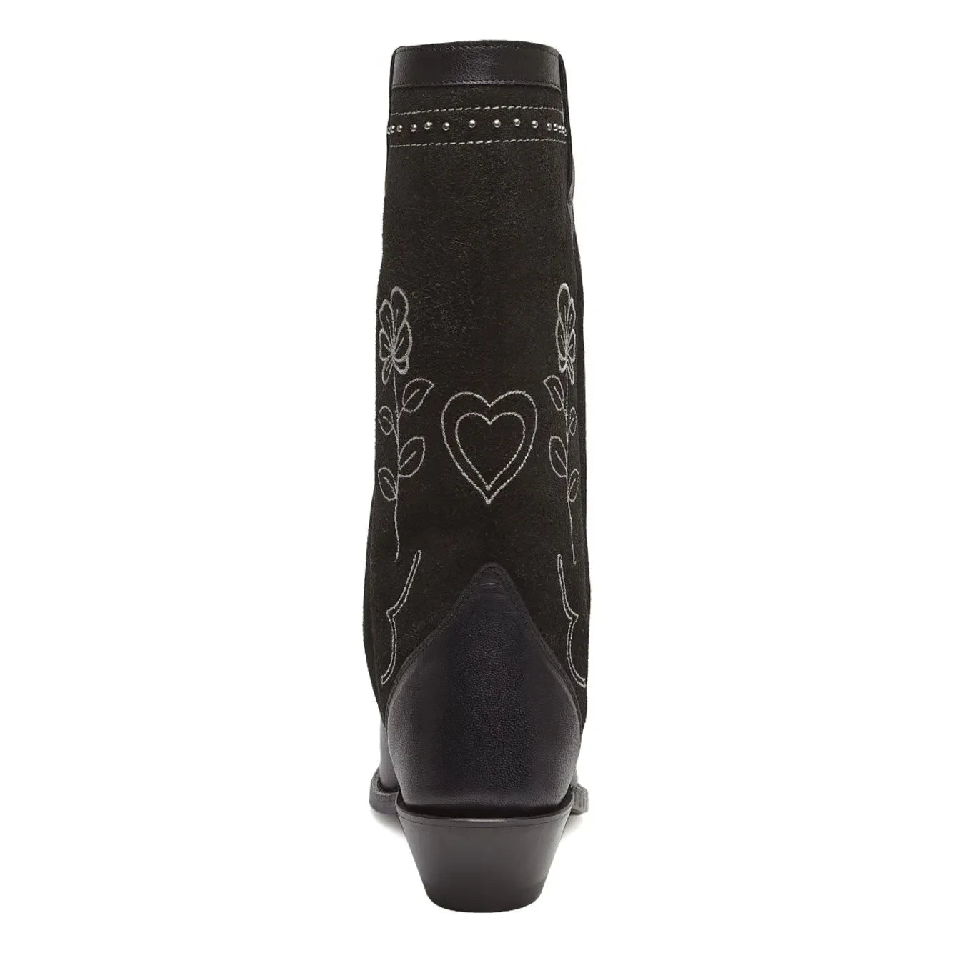 Bootstock - Santiags Haily Wildleder Nieten | Schwarz