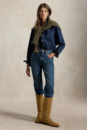 Polo Ralph Lauren kadın denim gömlek