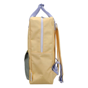 Sticky Lemon - Großer Umschlagrucksack | Beige