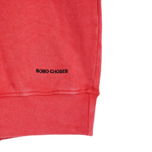 Bobo Choses – Hidden Monster Sweatshirt aus Bio-Baumwolle | Rot