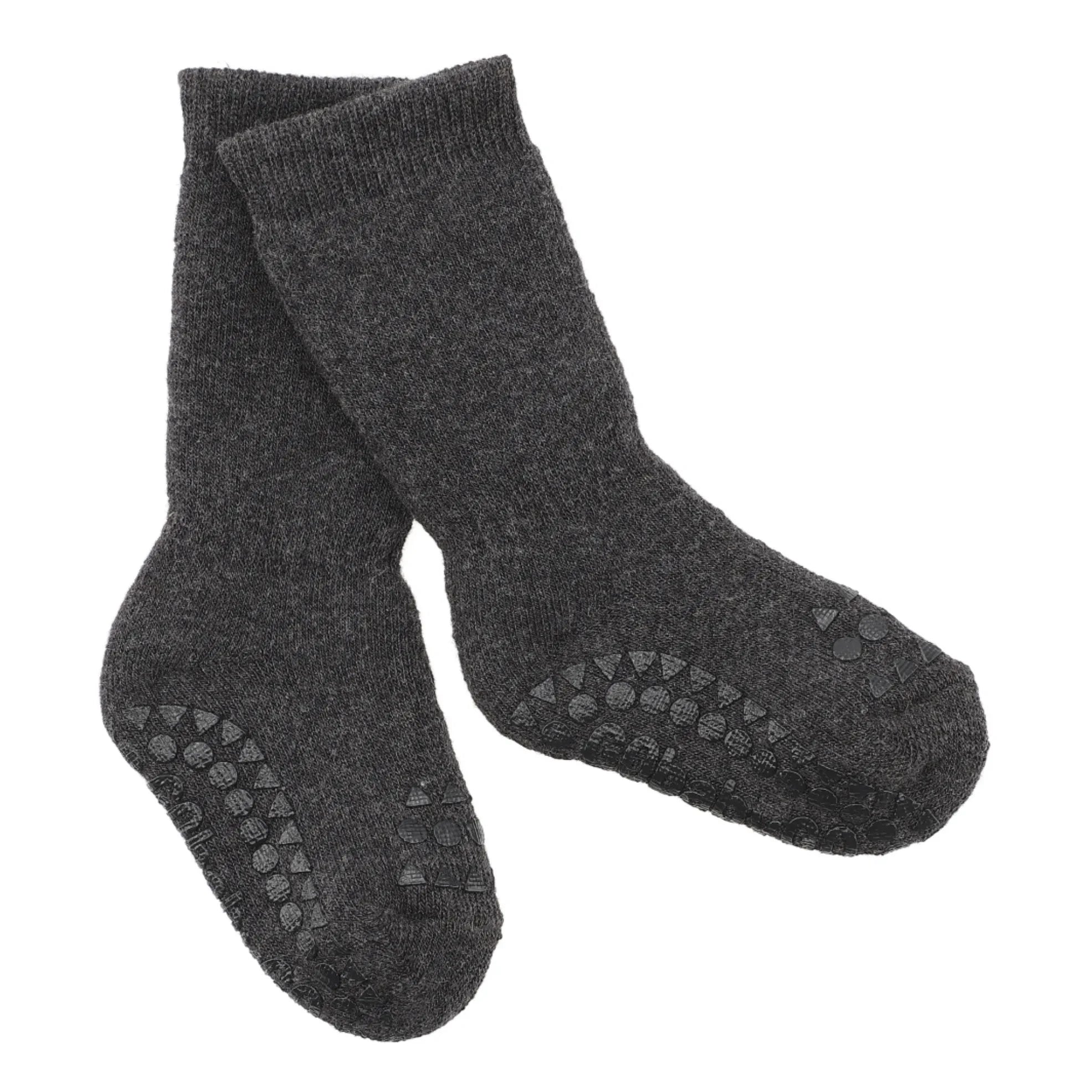 GOBABYGO - Rutschfeste Socken | Dunkelgrau