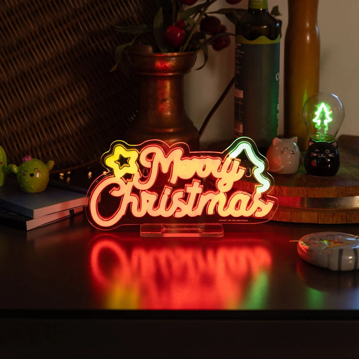 Legami - Merry Noel Noel LED Neon-Schild - Es ist ein Schild