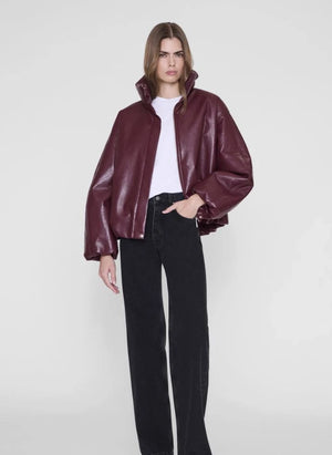 Anine Bing - Cyrus Lederjacke | Bordeaux