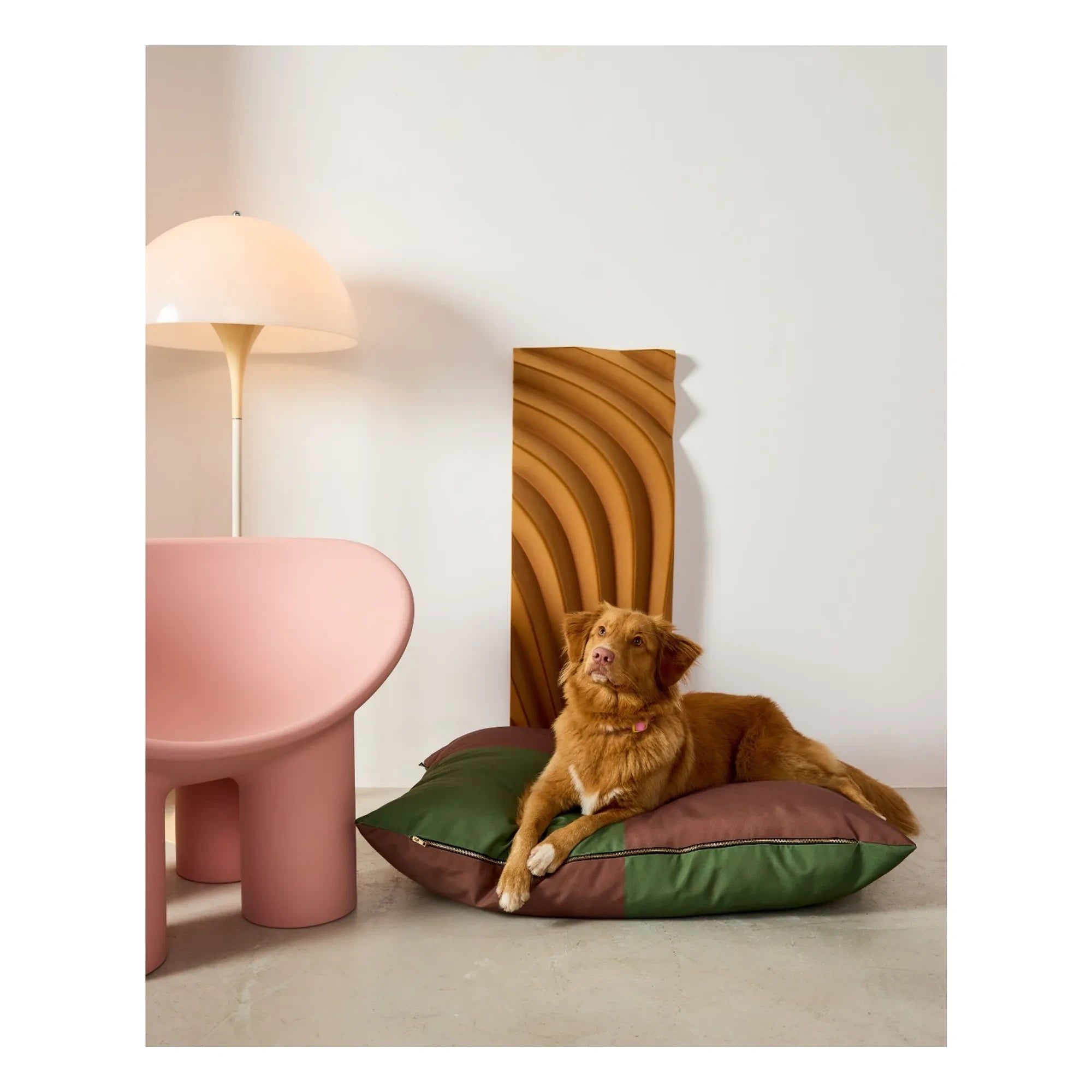 Approved by Fritz - Hundebett Quartier | Braun