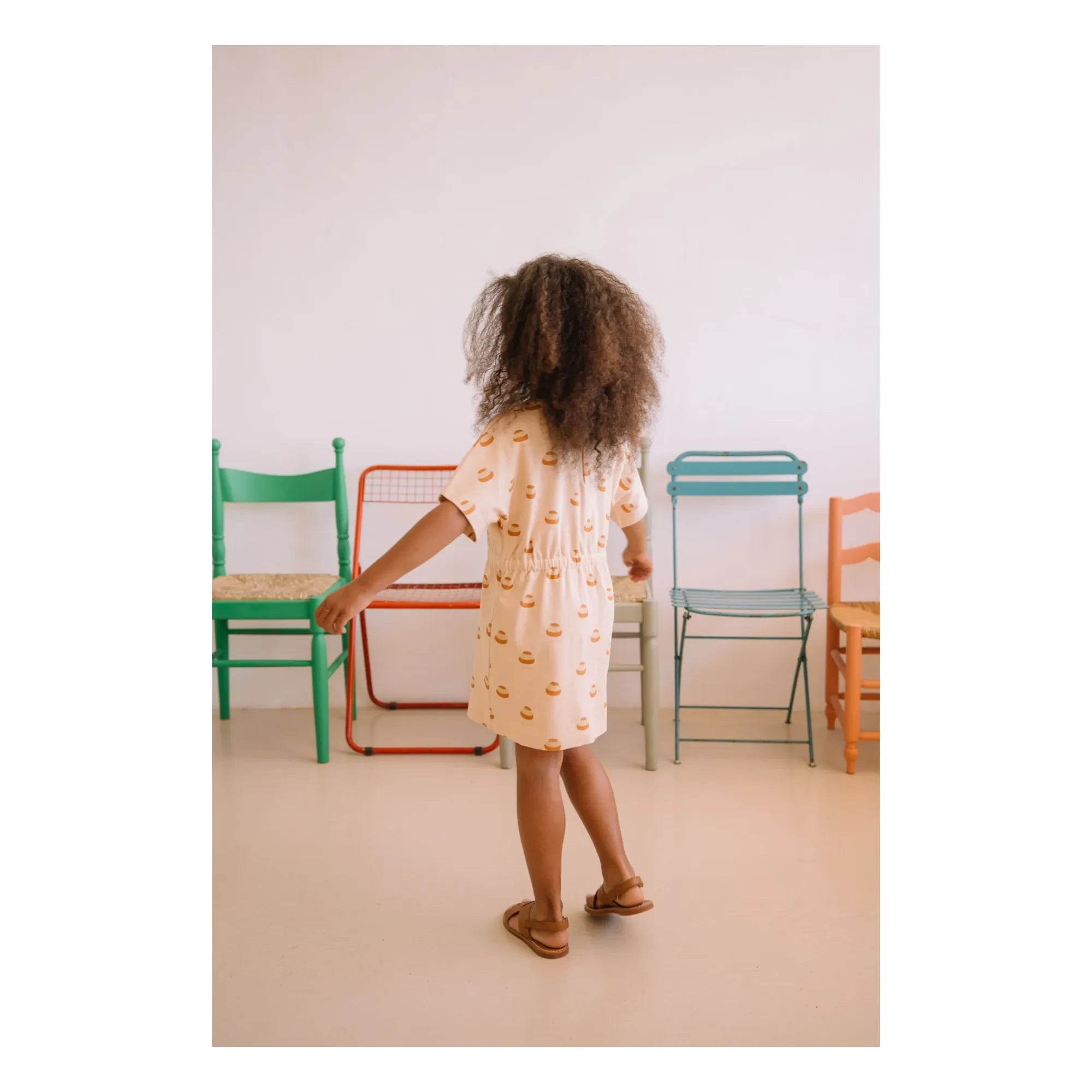 Studio Bohème - Yogi Choux Kleid aus Bio-Baumwolle | Beige