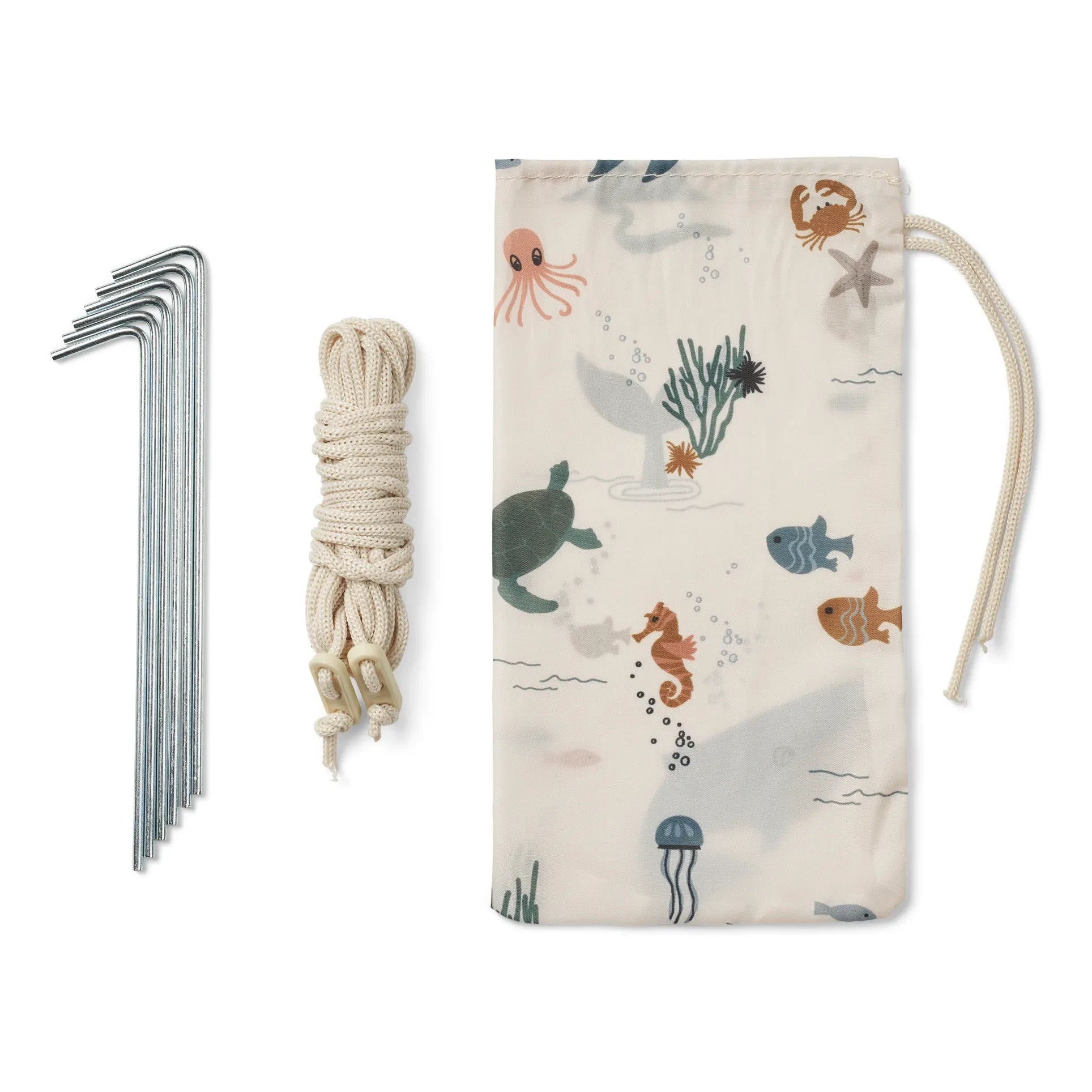 Liewood - Cassie Pop-up Strandzelt | Meerestiere/Sand