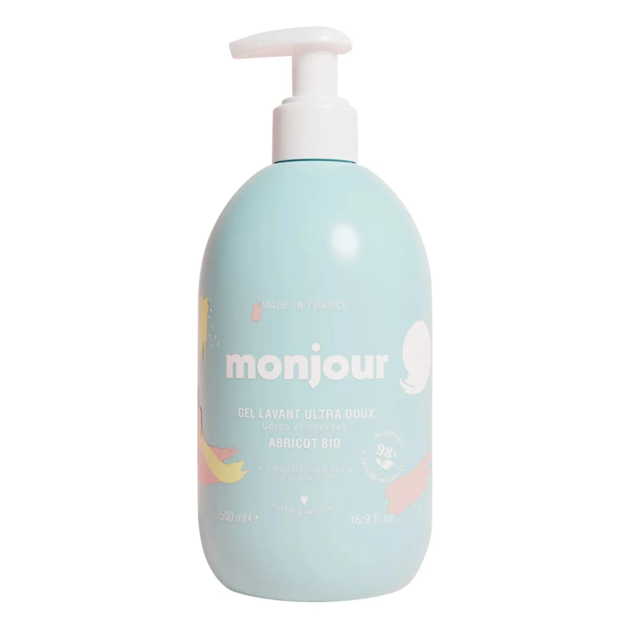 Monjour - Ultra Sanftes Haar- und Körpershampoo - 500 ml