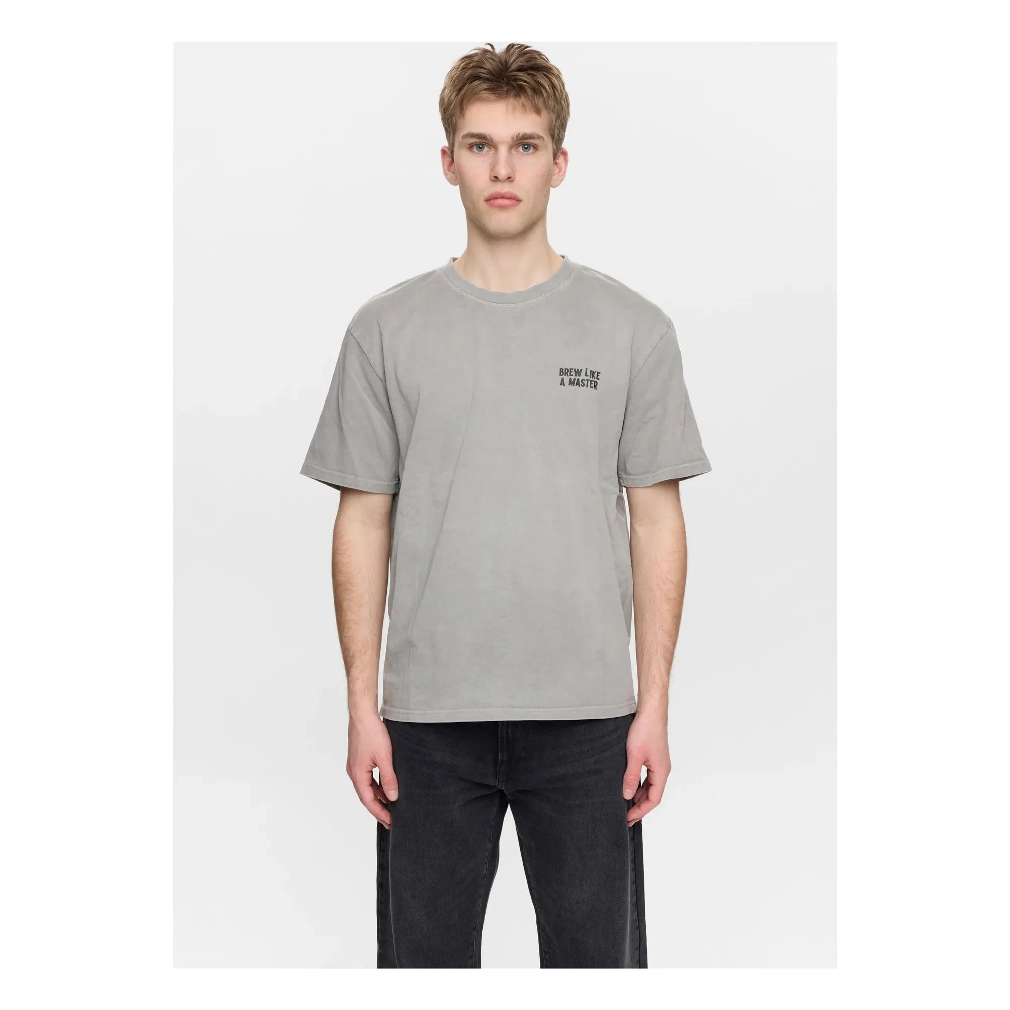 Anerkjendt - Akvillads Brewlikeamaster T-Shirt | Grau meliert