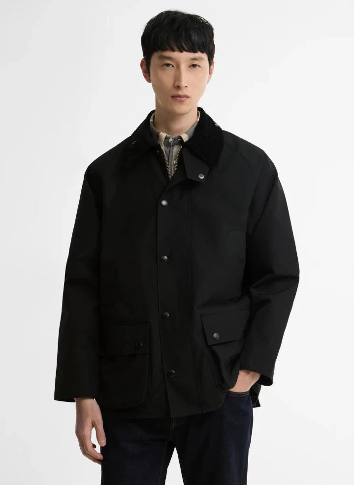 Barbour - Klassische Bedale Wasserabweisende Jacke | Schwarz