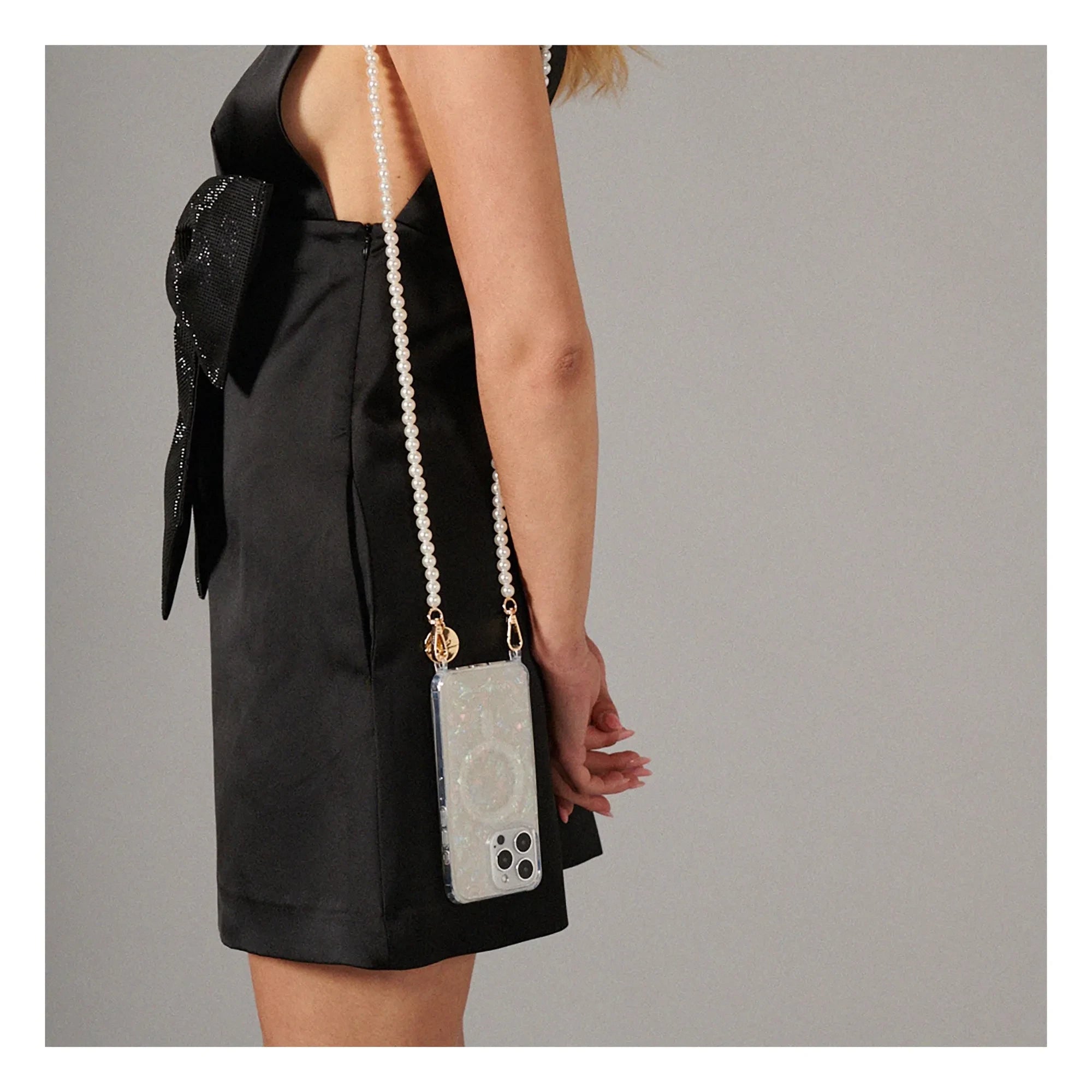 LaCoqueFrançaise - Agathe lange Kette 120 cm | Weiß