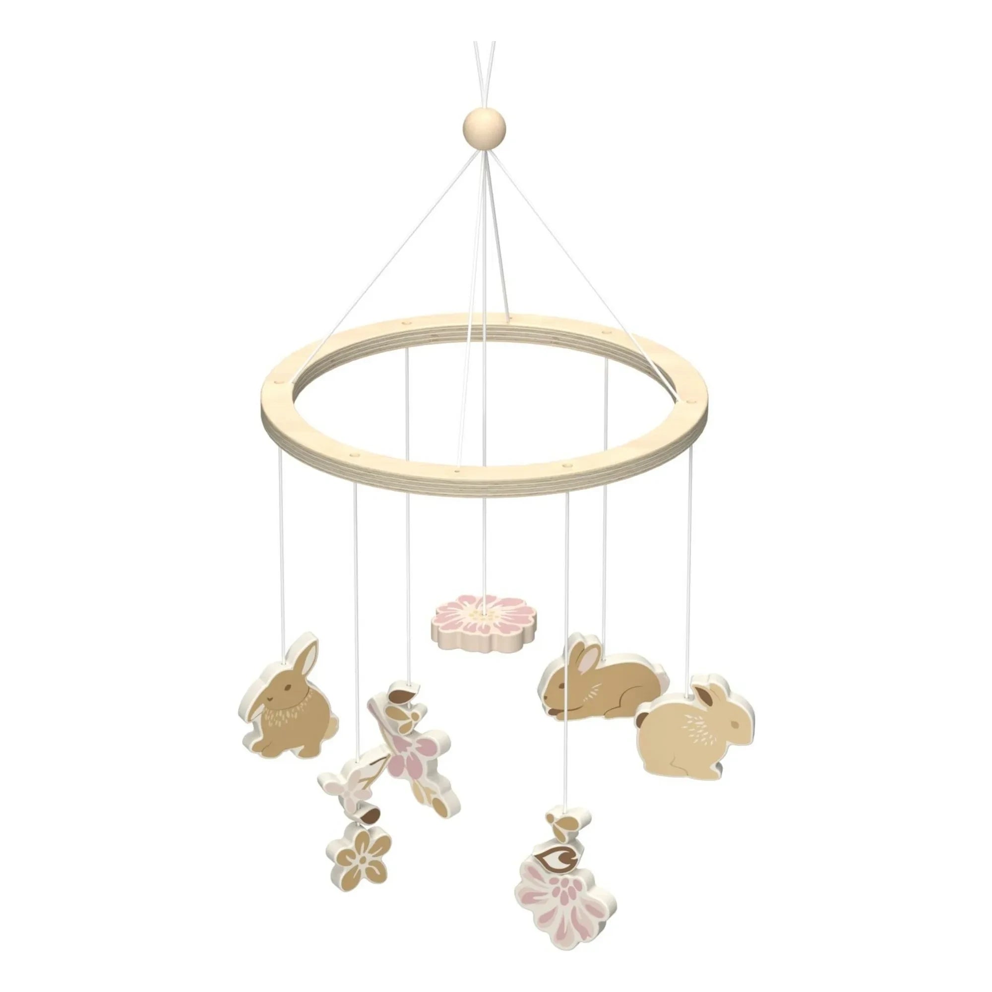 Cam Cam - Augusta Holz-Mobile | Pfirsich