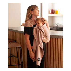 Mama Hangs - Bio-Baumwoll-Babytragetuch | Terrakotta