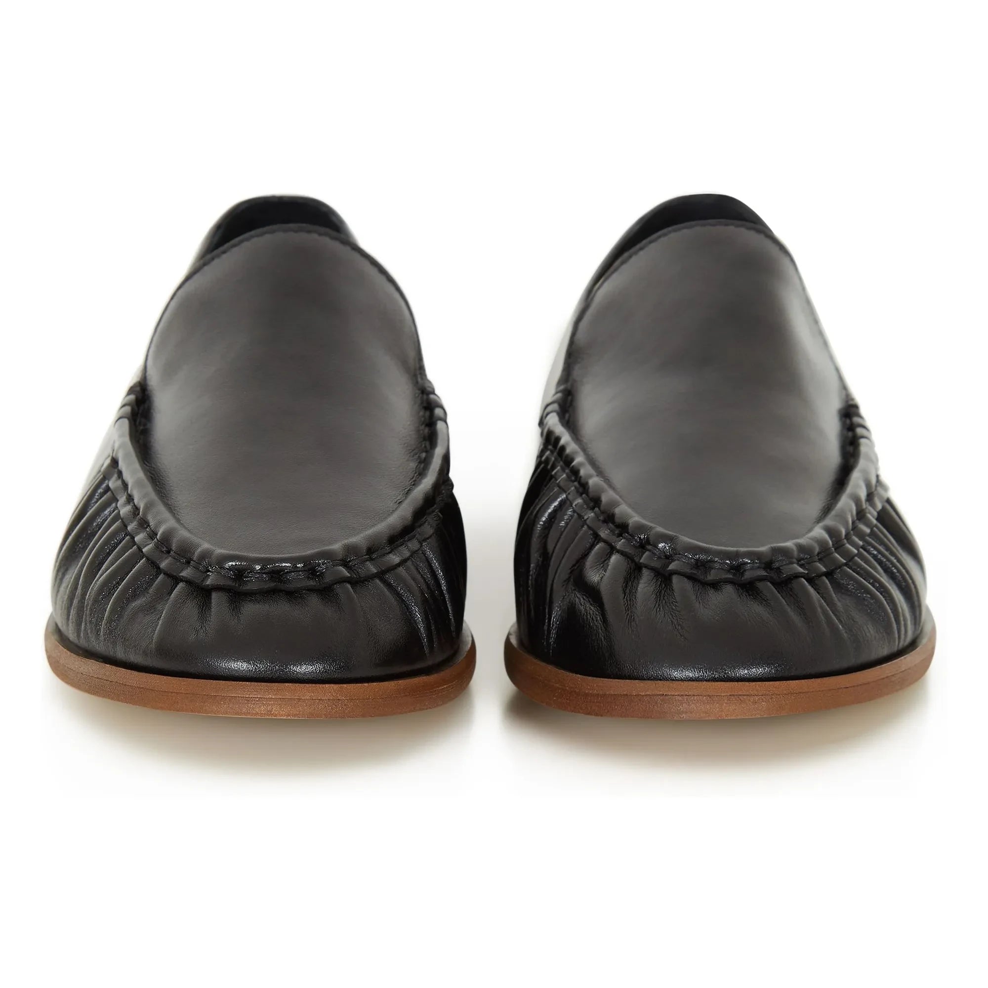 Sessùn - Ayano Leder-Loafer | Schwarz