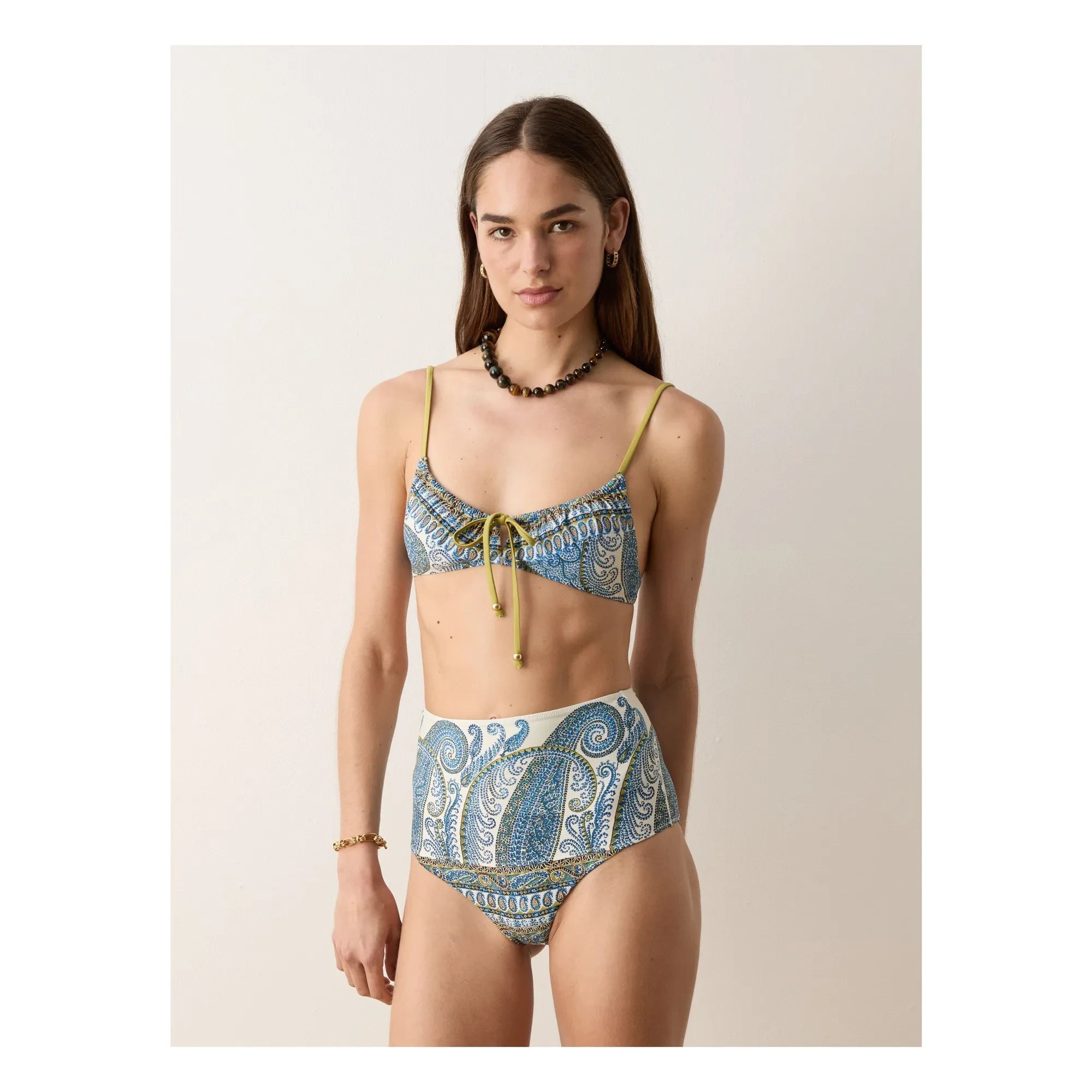 Boteh - Arcadia Bikini-Oberteil | Lapislazuli