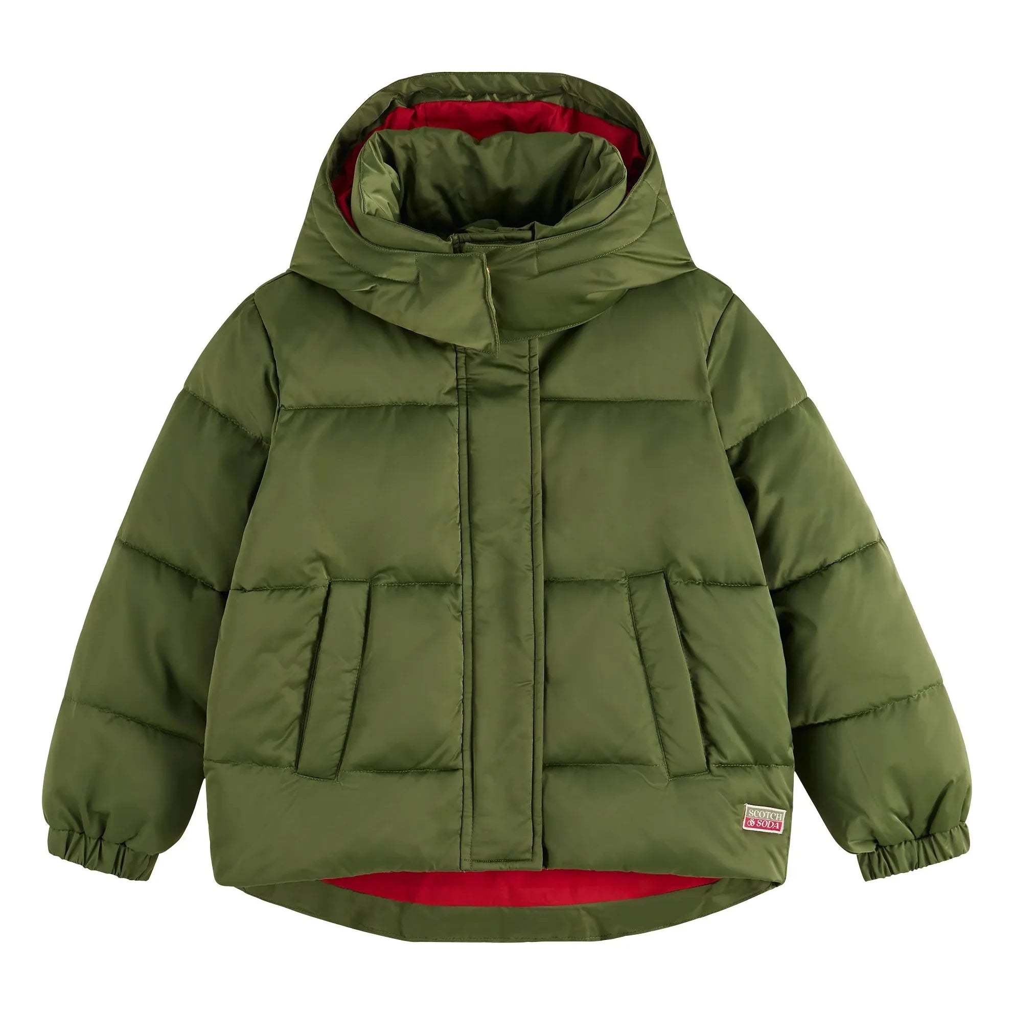 Scotch & Soda - Kurze Daunenjacke | Khaki