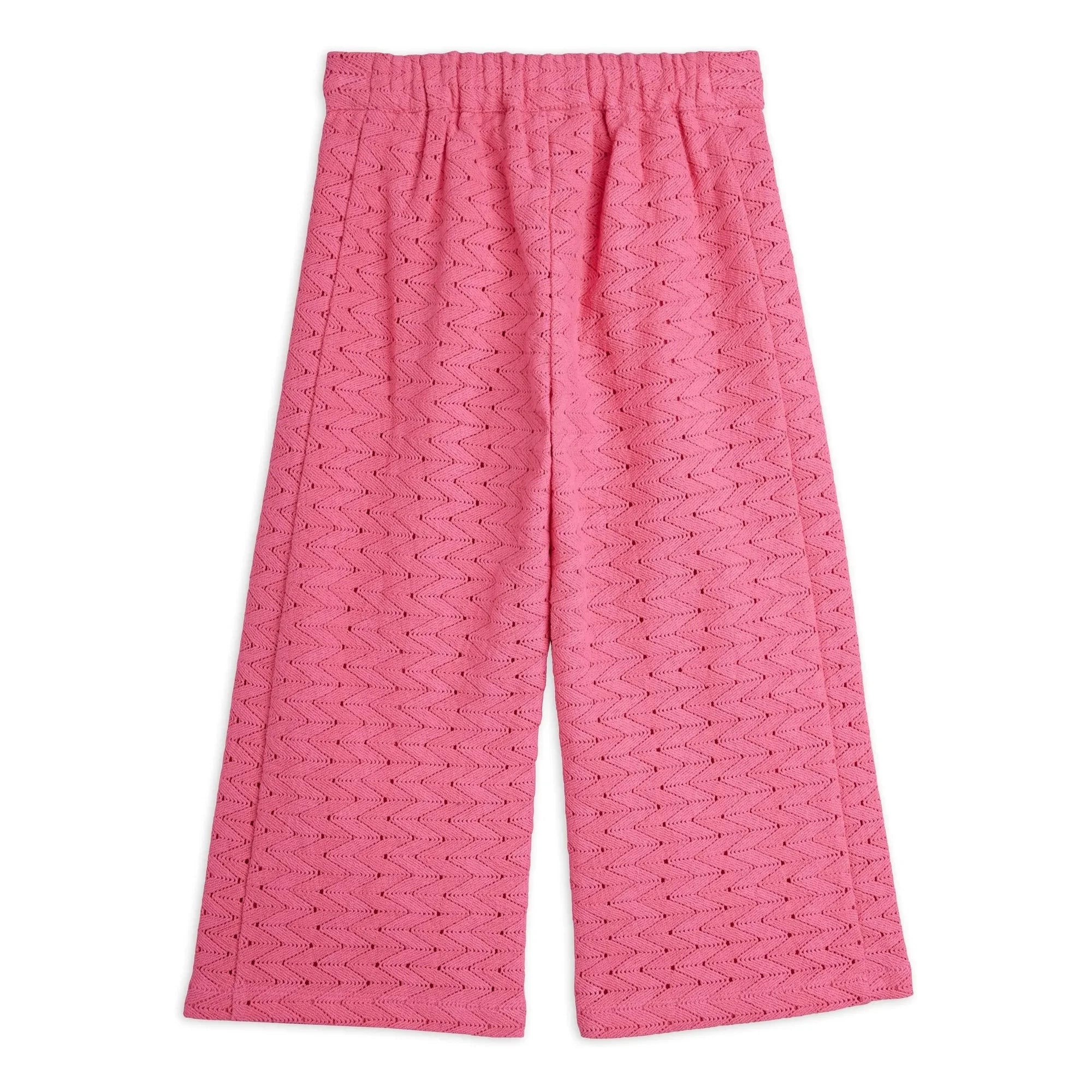 Mini Rodini - Bio-Baumwollhose mit Spitze | Rosa