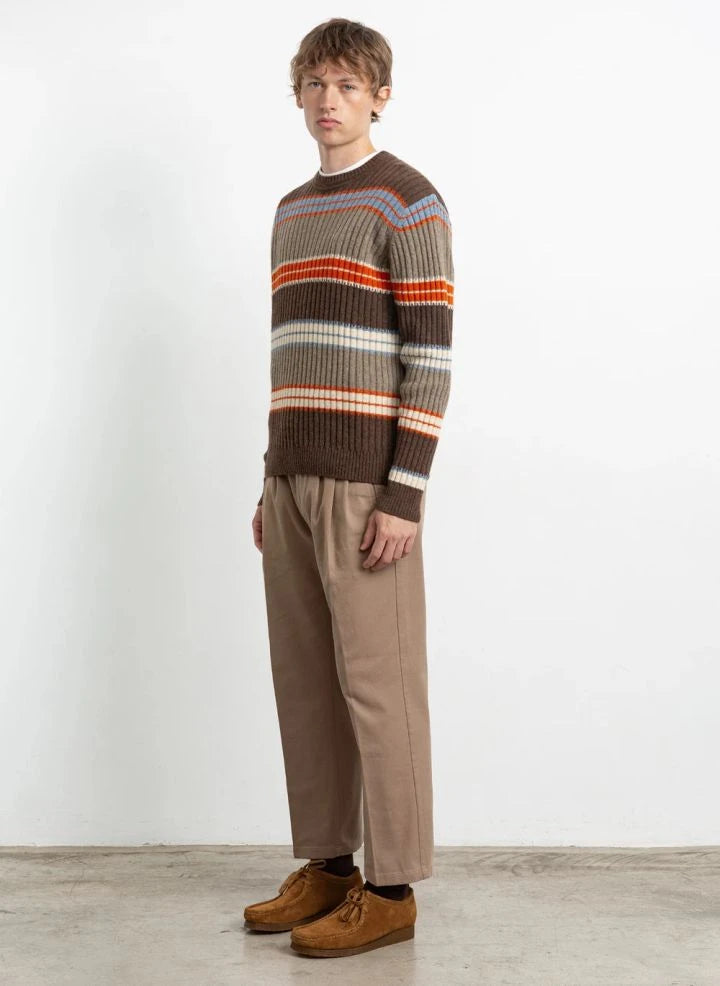 Edmmond Studios - Gestreifter Pullover | Braun