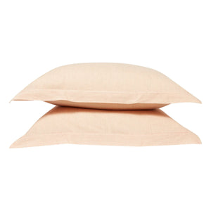 Scarlette Ateliers – Grace handgewebtes Baumwollkissenbezug-Set – 2-teilig | Rot