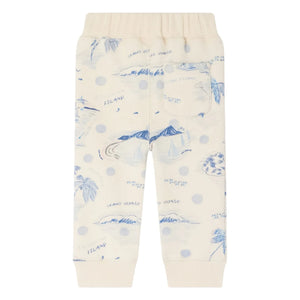 Bonpoint - Jogginghose Bram Ile aus Bio-Baumwolle | Ecru