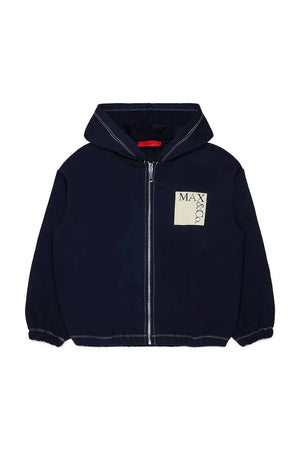 Max&Co. çocuklar için pamuklu fermuarlı kapüşonlu sweatshirt MAXS18F SWEAT-SHIRT