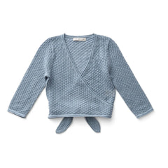 Soor Ploom - Ina Bio-Baumwoll-Wickeljacke | Eisblau