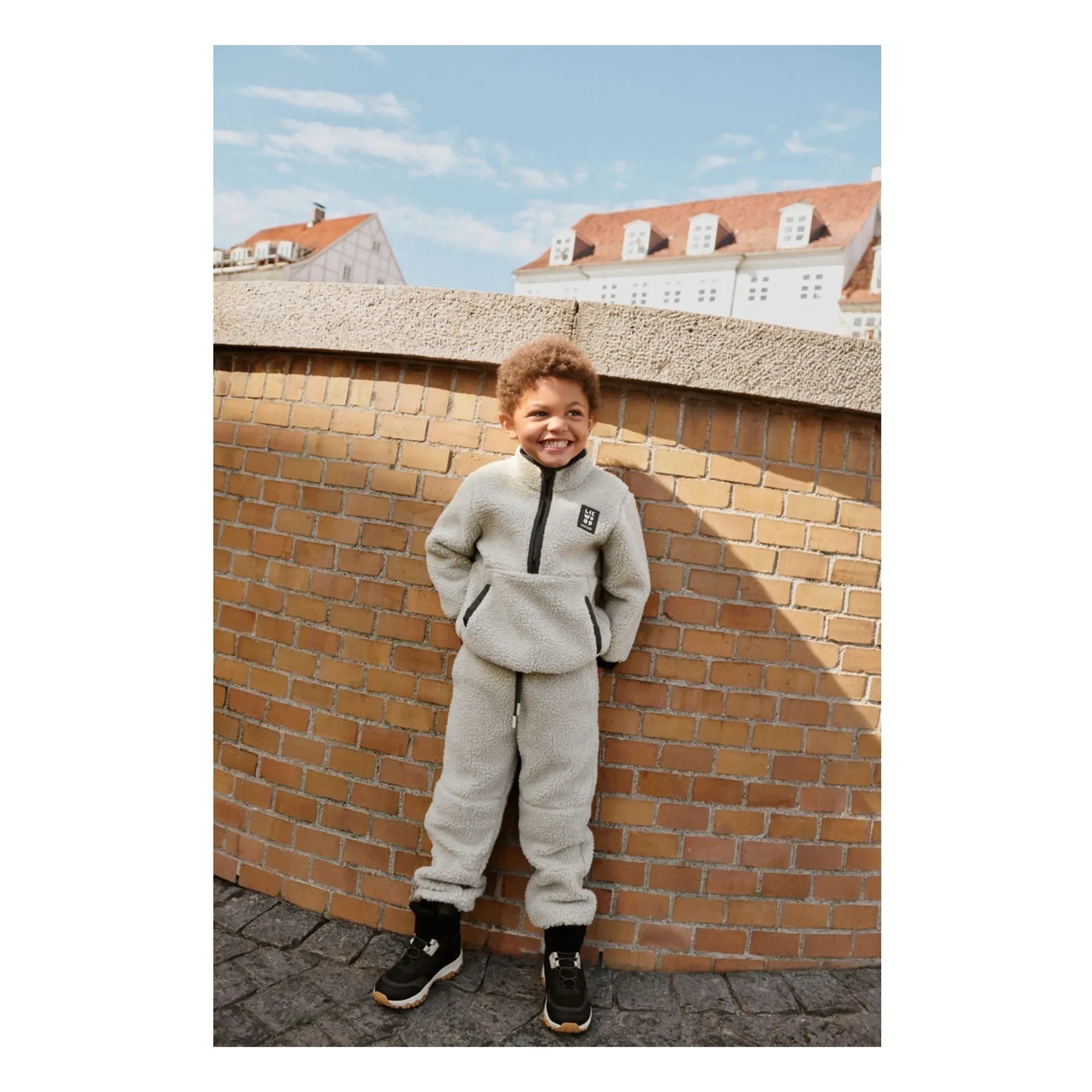 Liewood - Jogger Sherpa Buba Recycelte Fasern | Hellgrau