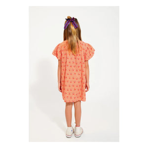 Piupiuchick - Cherry Vichy Kleid | Orange