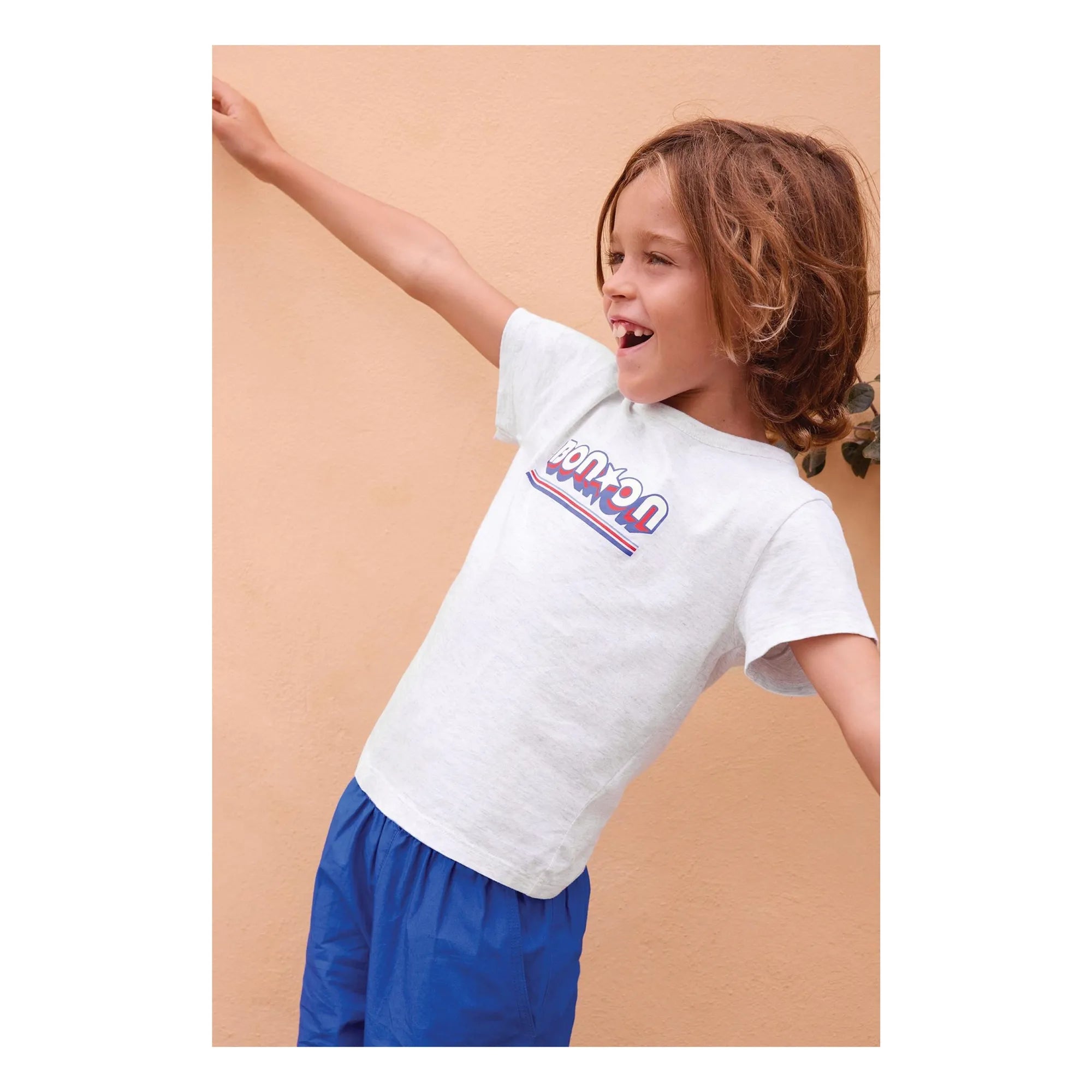 Bonton - Chiné Tubo Bonton T-Shirt | Grau