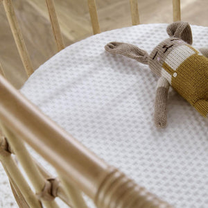 CuddleCo Aria Wave Crib - Rattan-Cribs-Rattan- | Natural Baby Shower