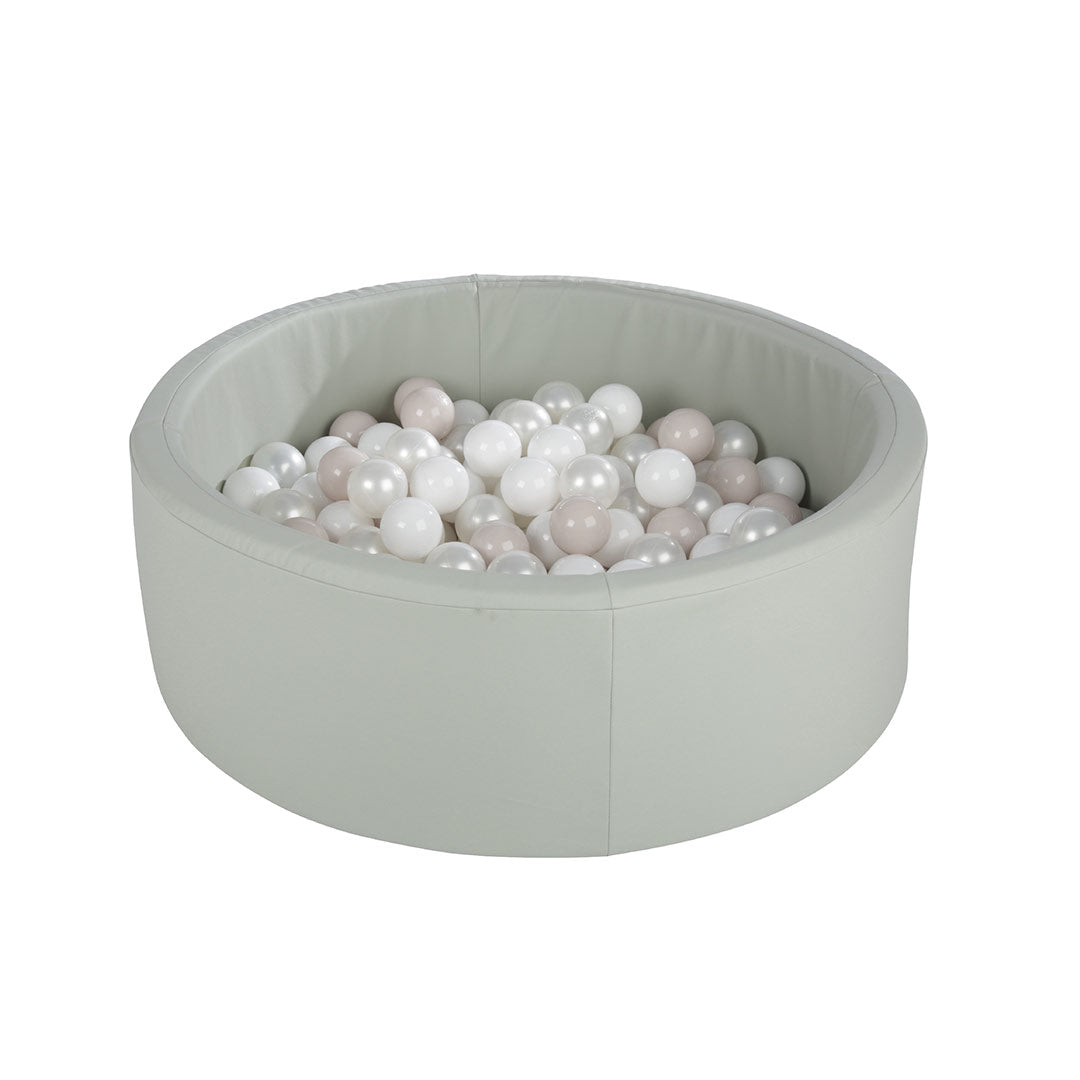 CuddleCo Ball Pit with Balls - Sea Salt-Ball Pits-Sea Salt- | Natural Baby Shower