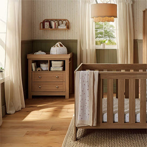 CuddleCo Burford 2pc Set - Oak-Nursery Sets-Oak- | Natural Baby Shower